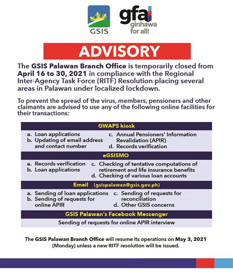 gsis palawan